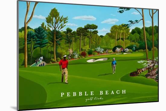 Pebble Beach-Mark Ulriksen-Mounted Art Print