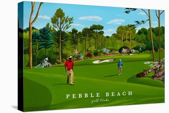 Pebble Beach-Mark Ulriksen-Stretched Canvas