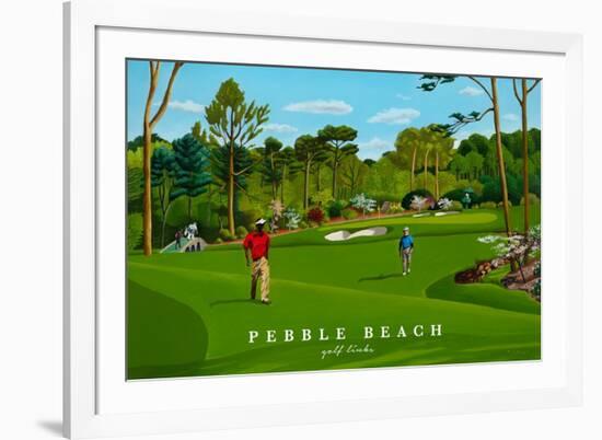 Pebble Beach-Mark Ulriksen-Framed Art Print