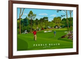 Pebble Beach-Mark Ulriksen-Framed Art Print