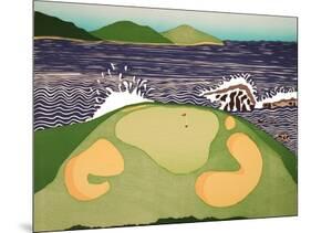 Pebble Beach-Stephen Huneck-Mounted Giclee Print