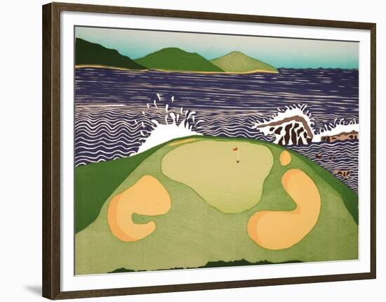 Pebble Beach-Stephen Huneck-Framed Premium Giclee Print