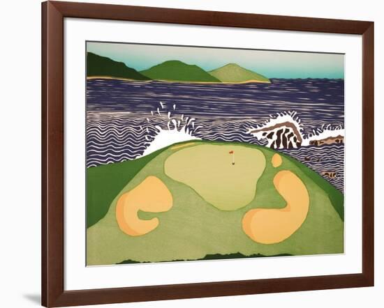 Pebble Beach-Stephen Huneck-Framed Premium Giclee Print