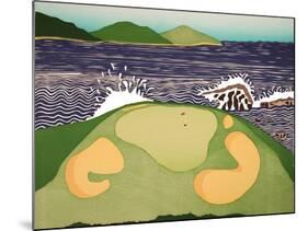 Pebble Beach-Stephen Huneck-Mounted Premium Giclee Print