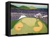 Pebble Beach-Stephen Huneck-Framed Stretched Canvas