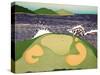 Pebble Beach-Stephen Huneck-Stretched Canvas