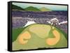 Pebble Beach-Stephen Huneck-Framed Stretched Canvas