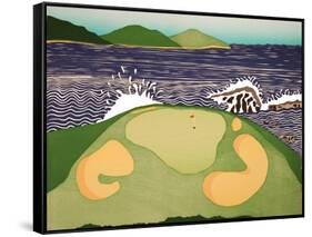 Pebble Beach-Stephen Huneck-Framed Stretched Canvas