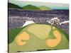 Pebble Beach-Stephen Huneck-Stretched Canvas