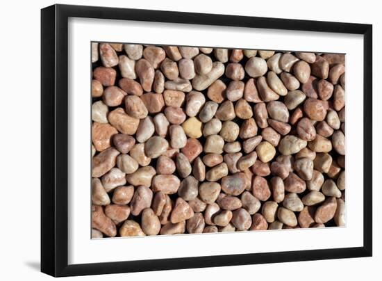 Pebble Stones Texture-majeczka-majeczka-Framed Photographic Print