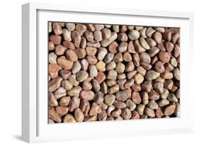 Pebble Stones Texture-majeczka-majeczka-Framed Photographic Print