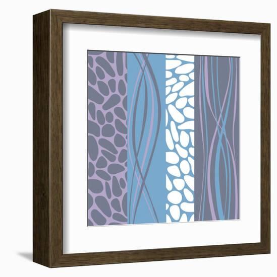 Pebble Stream-Denise Duplock-Framed Art Print