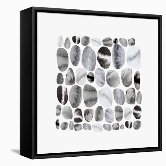 Pebble Treat I-Eva Watts-Framed Stretched Canvas
