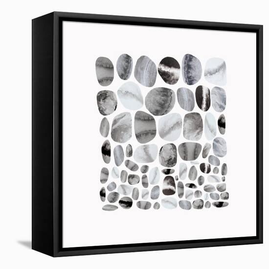 Pebble Treat II-Eva Watts-Framed Stretched Canvas