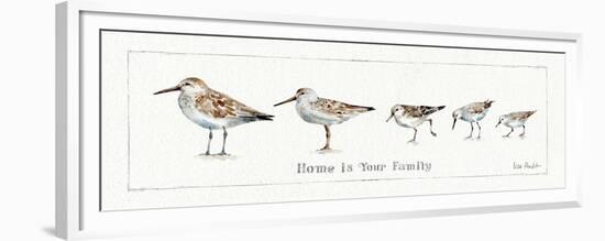 Pebbles and Sandpipers IX-Lisa Audit-Framed Premium Giclee Print