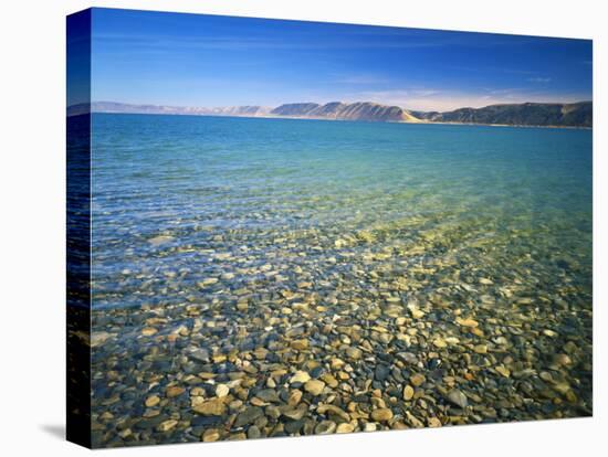 Pebbles in Bear Lake, Near Rendezvous Beach, Utah, USA-Scott T^ Smith-Stretched Canvas