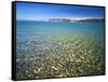 Pebbles in Bear Lake, Near Rendezvous Beach, Utah, USA-Scott T^ Smith-Framed Stretched Canvas