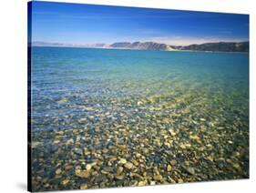 Pebbles in Bear Lake, Near Rendezvous Beach, Utah, USA-Scott T^ Smith-Stretched Canvas