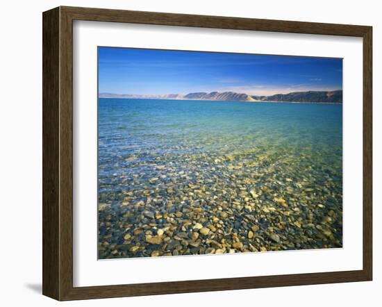 Pebbles in Bear Lake, Near Rendezvous Beach, Utah, USA-Scott T^ Smith-Framed Photographic Print