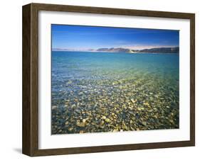 Pebbles in Bear Lake, Near Rendezvous Beach, Utah, USA-Scott T^ Smith-Framed Photographic Print