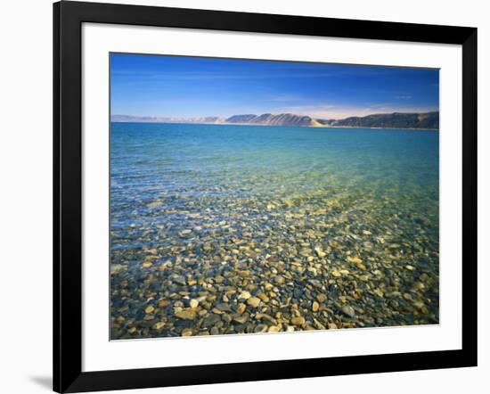 Pebbles in Bear Lake, Near Rendezvous Beach, Utah, USA-Scott T^ Smith-Framed Photographic Print