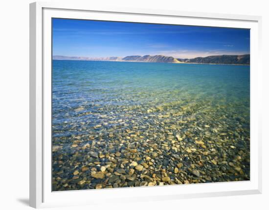 Pebbles in Bear Lake, Near Rendezvous Beach, Utah, USA-Scott T^ Smith-Framed Photographic Print