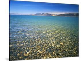 Pebbles in Bear Lake, Near Rendezvous Beach, Utah, USA-Scott T^ Smith-Stretched Canvas