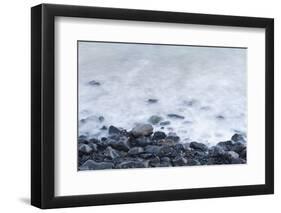 Pebbles on Playa Blanca, Lanzarote, Yaiza, Spain-Guido Cozzi-Framed Photographic Print