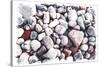 Pebbles on the Beach-Philippe Sainte-Laudy-Stretched Canvas