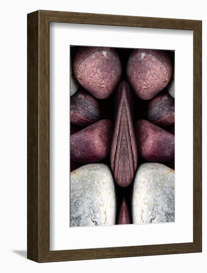 Pebbles Optical Illusion-Philippe Sainte-Laudy-Framed Photographic Print