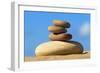 Pebbles Piled Up-null-Framed Photographic Print