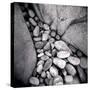 Pebbles Trapped Between Larger Rocks on Beach, Taransay, Outer Hebrides, Scotland, UK-Lee Frost-Stretched Canvas