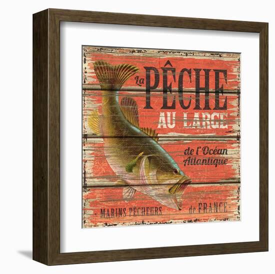 Pêche au large-Bruno Pozzo-Framed Art Print