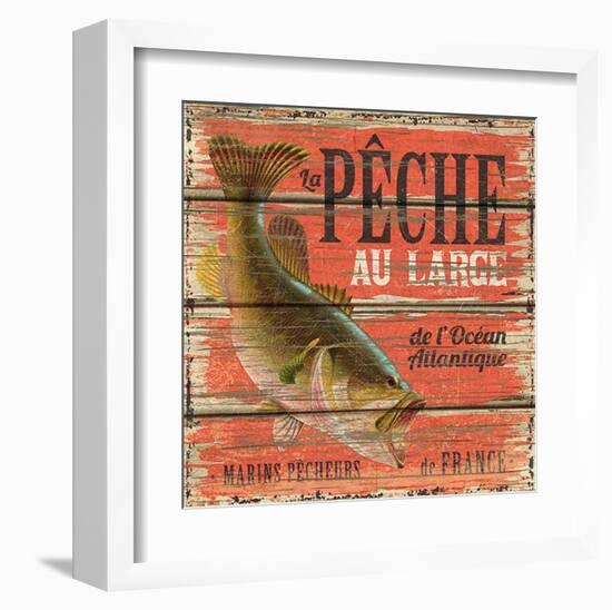 Pêche au large-Bruno Pozzo-Framed Art Print