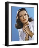 Peche Mortel LEAVE HER TO HEAVEN by John Stahl with Gene Tierney, 1945 (photo)-null-Framed Photo