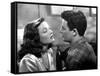 Peche Mortel LEAVE HER TO HEAVEN by JohnStahl with Gene Tierney and Cornel Wilde, 1945 (b/w photo)-null-Framed Stretched Canvas
