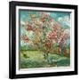 Pêcher en fleurs (Souvenir de Mauve) (Détail)-Vincent van Gogh-Framed Art Print