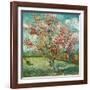 Pêcher en fleurs (Souvenir de Mauve) (Détail)-Vincent van Gogh-Framed Art Print