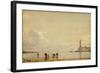 Pêcheurs de coquillages à Antibes-Félix Ziem-Framed Giclee Print