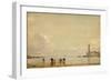 Pêcheurs de coquillages à Antibes-Félix Ziem-Framed Giclee Print