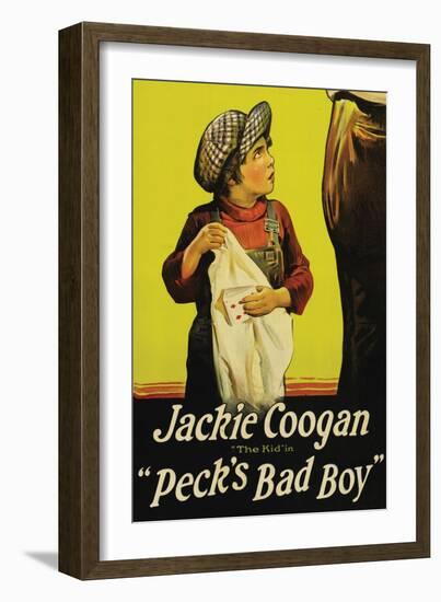 Peck's Bad Boy-null-Framed Art Print