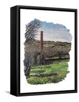 Peckwash Mill from Rigga Lane-Kirstie Adamson-Framed Stretched Canvas