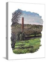 Peckwash Mill from Rigga Lane-Kirstie Adamson-Stretched Canvas