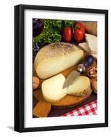 Pecorino, a Sheep Cheese, Italy, Europe-null-Framed Photographic Print