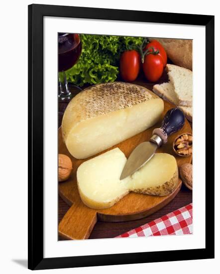 Pecorino, a Sheep Cheese, Italy, Europe-null-Framed Photographic Print