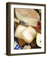 Pecorino Cheese, Tuscany, Italy-Nico Tondini-Framed Photographic Print