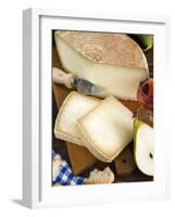 Pecorino Cheese, Tuscany, Italy-Nico Tondini-Framed Photographic Print