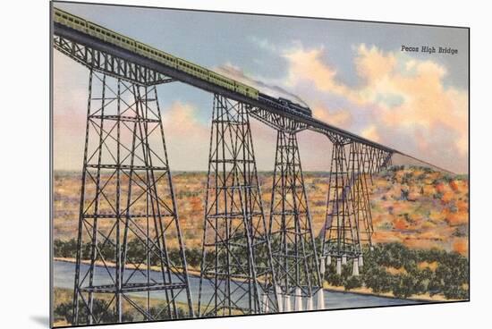 Pecos High Bridge-null-Mounted Art Print