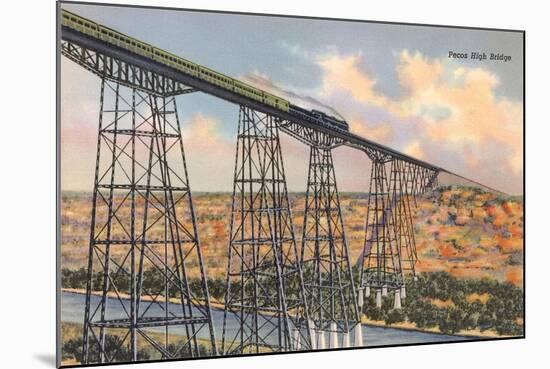 Pecos High Bridge-null-Mounted Art Print