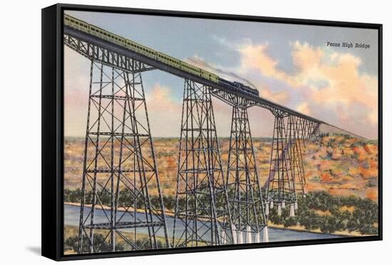 Pecos High Bridge-null-Framed Stretched Canvas